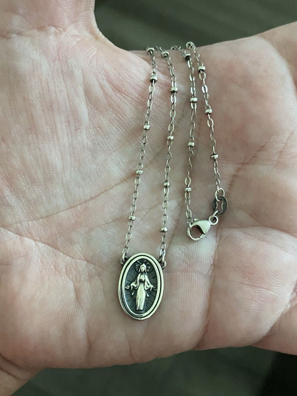 James Avery Virgin Mary Necklace 18” *READ*
